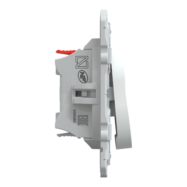 Interrupteur Va-et-Vient Ovalis Schneider Electric Blanc – 10 AX – Lumineux ou Témoin
