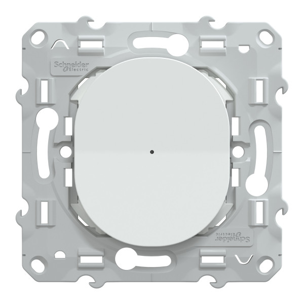 Wiser ovalis - variateur poussoir - 2 fils - zigbee - blanc