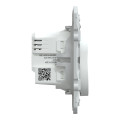 Wiser ovalis - variateur poussoir - 2 fils - zigbee - blanc