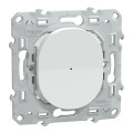 Wiser ovalis - bouton poussoir - 10a - zigbee - blanc