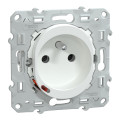 Wiser ovalis - prise 2p+t conectée - 16a  - zigbee - blanc