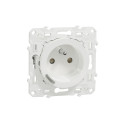 Wiser odace - prise 2p+t connectée - 16a  - zigbee - blanc