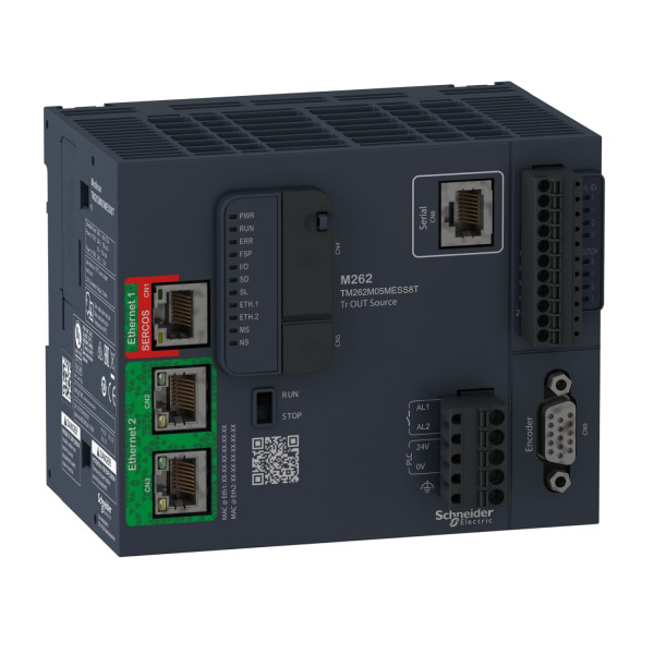 Modicon m262 - contrôleur logique-motion 4 axes-ethernet rj45-2 adr.ip-sans iiot