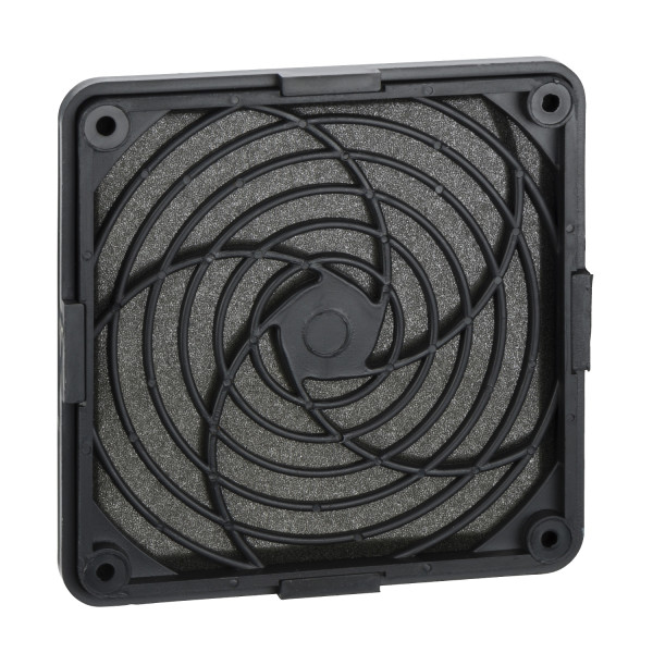 Grille sortie noire pl.déc.d108mm