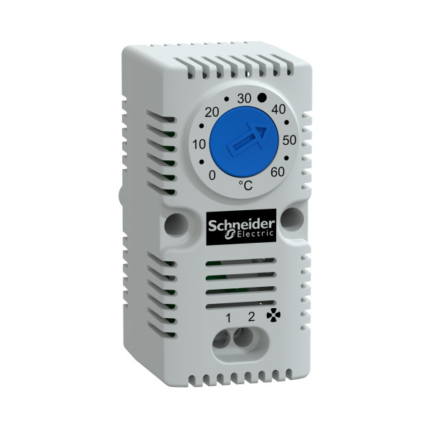 Thermostat à fermeture bleu C Schneider NSYCCOTHO – Régulation thermique fiable