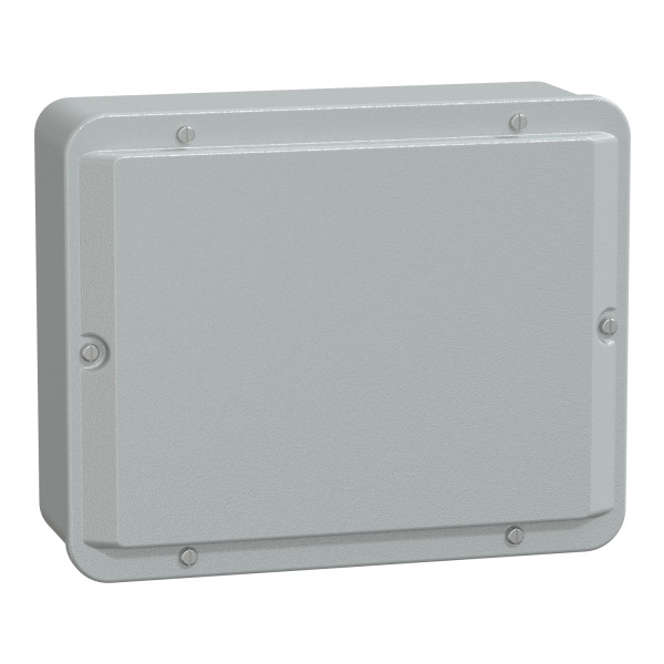 Boite en acier  256x206x93mm Schneider Polyvalent Spacial couvercle bas