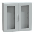 Thalassa pla - armoire polyester 1000x1000x320 - ip65 - vitrée ral 7035