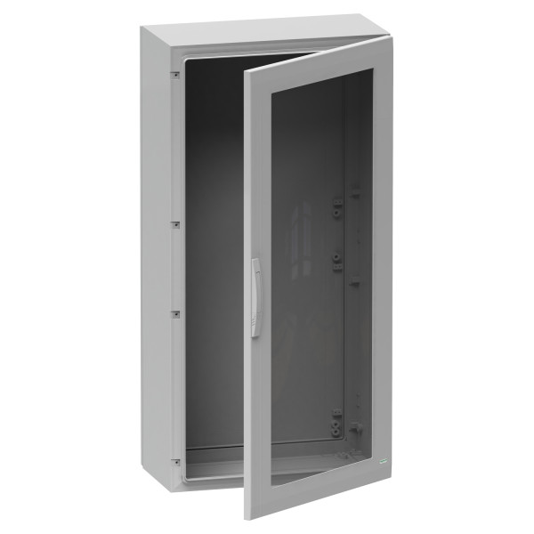 Thalassa pla - armoire polyester 1000x500x320 - ip65 - vitrée ral 7035