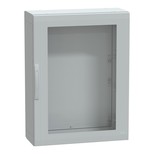 Thalassa pla - armoire polyester 1000x750x320 - ip65 - vitrée ral 7035