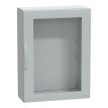 Thalassa pla - armoire polyester 1000x750x320 - ip65 - vitrée ral 7035