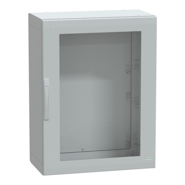 Thalassa pla - armoire polyester 1000x750x420 - ip65 - vitrée ral 7035