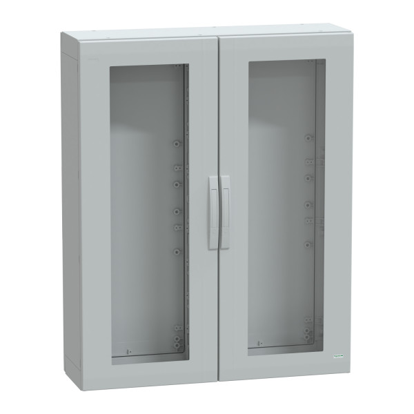 Thalassa pla - armoire polyester 1250x1000x320 - ip65 - vitrée ral 7035