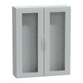 Thalassa pla - armoire polyester 1250x1000x320 - ip65 - vitrée ral 7035