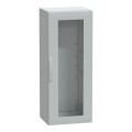 Thalassa pla - armoire polyester 1250x500x420 - ip65 - vitrée ral 7035