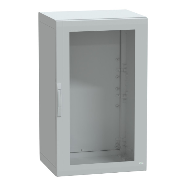 Thalassa pla - armoire polyester 1250x750x620 - ip65 - vitrée ral 7035