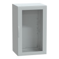 Thalassa pla - armoire polyester 1250x750x620 - ip65 - vitrée ral 7035