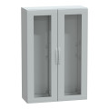 Thalassa pla - armoire polyester 1500x1000x420 - ip65 - vitrée ral 7035