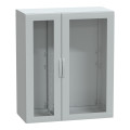 Thalassa pla - armoire polyester 1500x1250x620 - ip65 - vitrée ral 7035