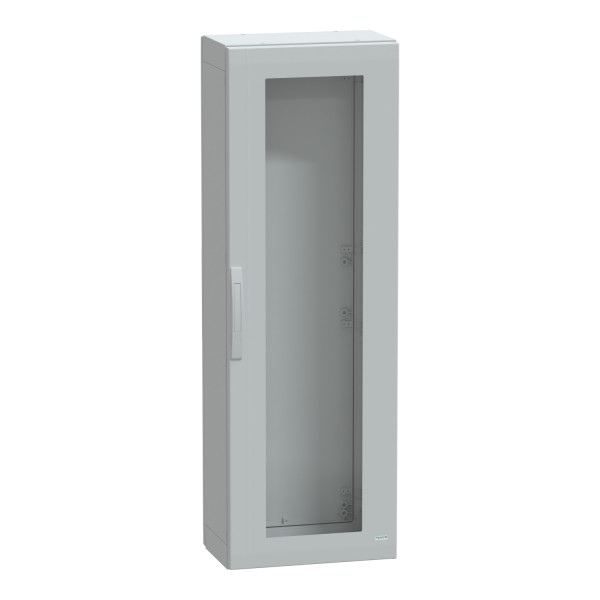 Thalassa pla - armoire polyester 1500x500x320 - ip65 - vitrée ral 7035