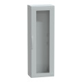 Thalassa pla - armoire polyester 1500x500x320 - ip65 - vitrée ral 7035