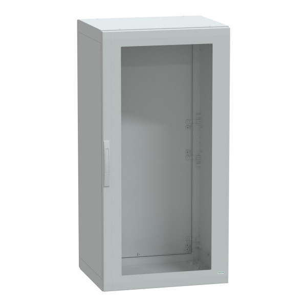 Thalassa pla - armoire polyester 1500x750x620 - ip65 - vitrée ral 7035