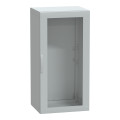 Thalassa pla - armoire polyester 1500x750x620 - ip65 - vitrée ral 7035