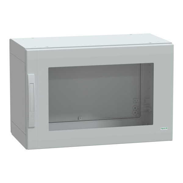 Thalassa pla - armoire polyester 500x750x420 - ip65 - vitrée ral 7035