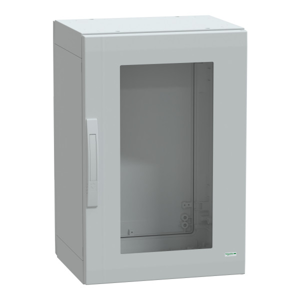 Thalassa pla - armoire polyester 750x500x420 - ip65 - vitrée ral 7035