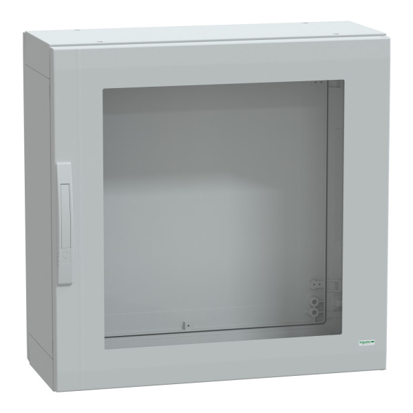 Thalassa pla - armoire polyester 750x750x320 - ip65 - vitrée ral 7035
