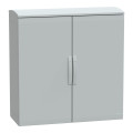 Thalassa pla - armoire polyester toit 1000x1000x420 - ip44 ral 7035