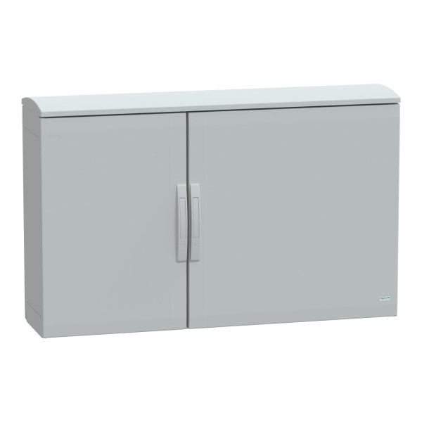Thalassa pla - armoire polyester toit 750x1250x320 - ip44 ral 7035