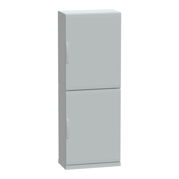Thalassa pla - armoire polyester socle 2000x750x420 - ip54 ral 7035