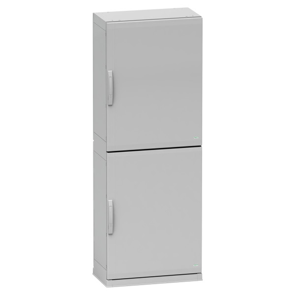 Thalassa pla - armoire polyester socle 2000x750x420 - ip54 ral 7035