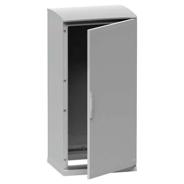Thalassa pla - armoire polyester socle + toit 1000x500x320 - ip44 ral 7035
