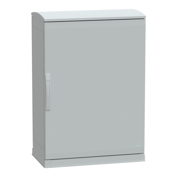 Thalassa pla - armoire polyester socle + toit 1000x750x420 - ip44 ral 7035
