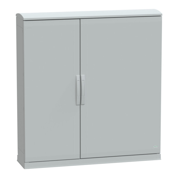 Thalassa pla - armoire polyester socle + toit 1250x1250x320- ip44 ral 7035