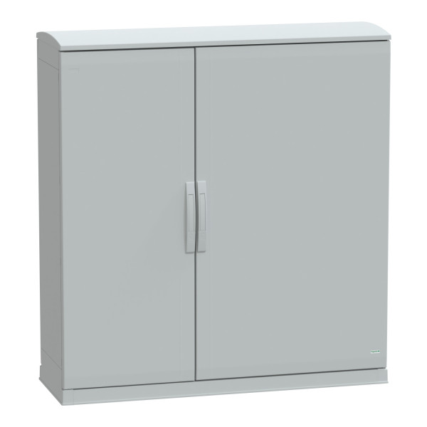 Thalassa pla - armoire polyester socle + toit 1250x1250x420- ip44 ral 7035