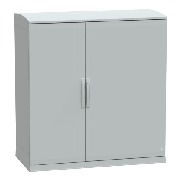 Thalassa pla - armoire polyester socle + toit 1250x1250x620- ip44 ral 7035