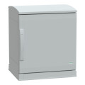 Thalassa pla - armoire polyester socle + toit 500x500x420  - ip44 ral 7035