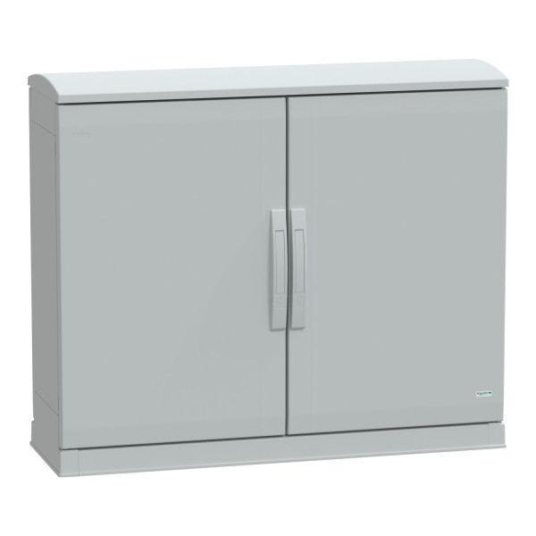 Thalassa pla - armoire polyester socle + toit 750x1000x320  - ip44 ral 7035