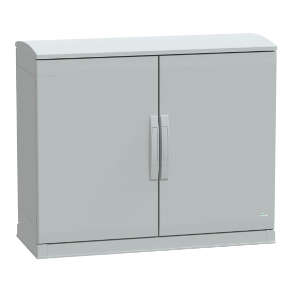 Thalassa pla - armoire polyester socle + toit 750x1000x420  - ip44 ral 7035