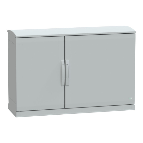 Thalassa pla - armoire polyester socle + toit 750x1250x420  - ip44 ral 7035