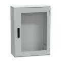 Thalassa plm - coffret 847x636x300 - porte vitrée fermeture 3 pts - ip66 ral7035