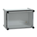 Thalassa pls - boite avec couvercle transparent 18x27x18 ral 7035