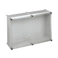 Thalassa pls - boite avec couvercle transparent 18x27x18 ral 7035