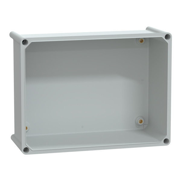 Thalassa pls - boite avec couvercle transparent 27x36x23 ral 7035