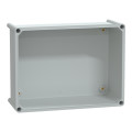 Thalassa pls - boite avec couvercle transparent 27x36x23 ral 7035