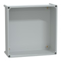 Thalassa pls - boite avec couvercle transparent 36x36x18 ral 7035