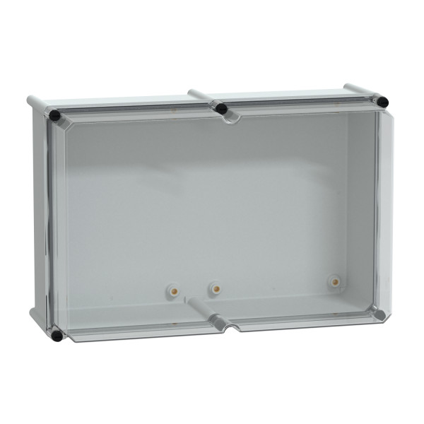 Thalassa pls - boite avec couvercle transparent 36x54x23 ral 7035