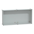 Thalassa pls - boite avec couvercle transparent 36x72x23 ral 7035